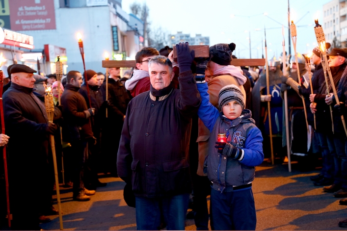Ulicami Elbląga przeszła Droga Krzyżowa
