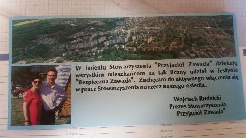 Ulotki kandydata na Zawadzie. To nie jest kampania?