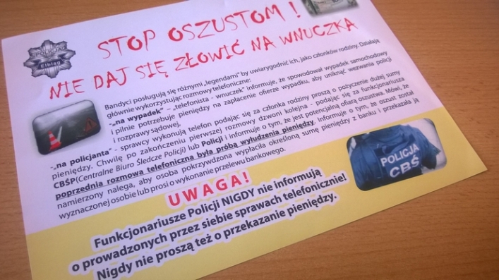 Ulotki trafią do mieszkańców Elbląga