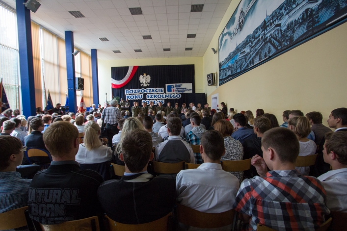 Uroczysta inauguracja roku szkolnego 2014/2015 w Zespole Szkół Techniczno-Informatycznych