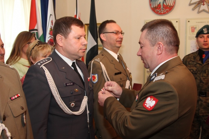 Uroczysta zbiórka Dowództwa 16 PDZ