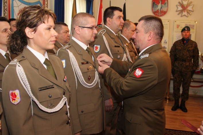 Uroczysta zbiórka Dowództwa 16 PDZ