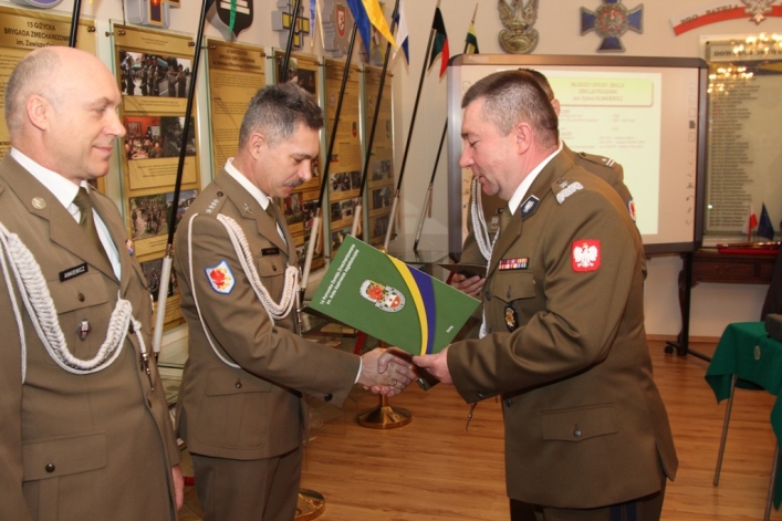 Uroczysta zbiórka Dowództwa 16 PDZ