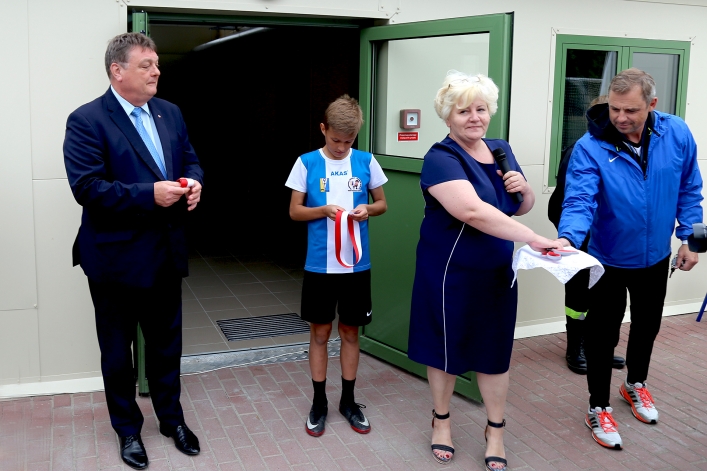 Uroczyste otwarcie hali sportowej na Zatorzu