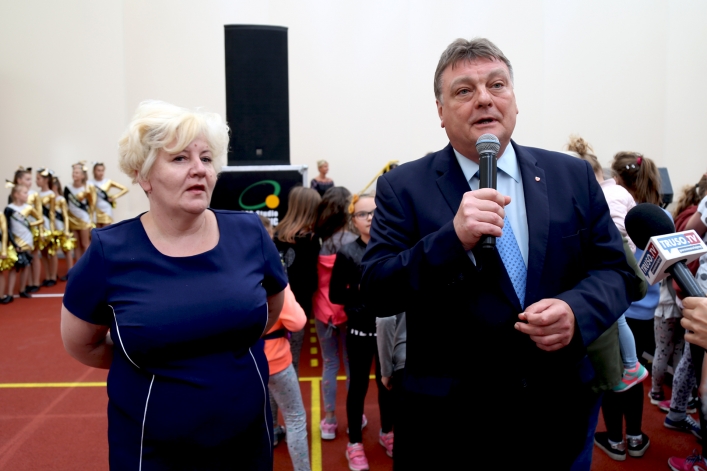 Uroczyste otwarcie hali sportowej na Zatorzu