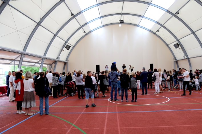 Uroczyste otwarcie hali sportowej na Zatorzu