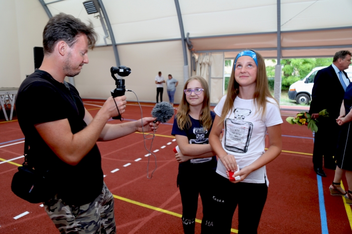 Uroczyste otwarcie hali sportowej na Zatorzu