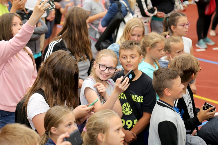 Uroczyste otwarcie hali sportowej na Zatorzu