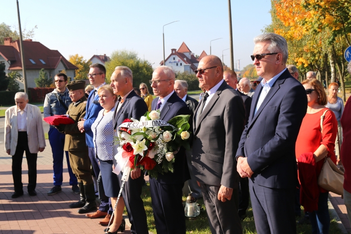 Uroczystośc otwarcia ronda Obrońców Birczy w Elblągu
