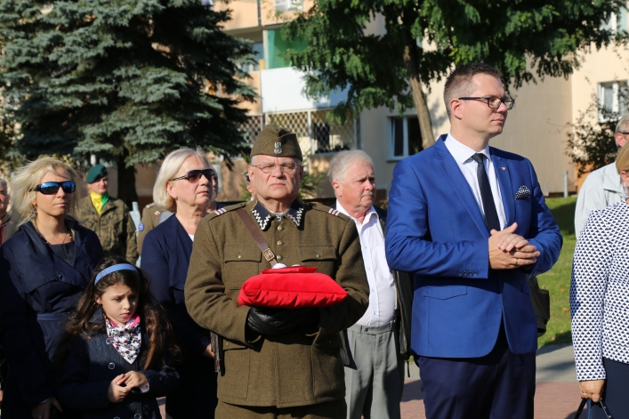 Uroczystośc otwarcia ronda Obrońców Birczy w Elblągu