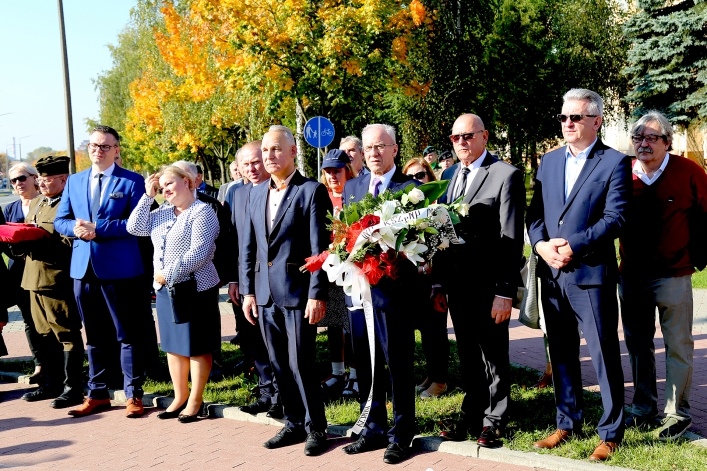 Uroczystośc otwarcia ronda Obrońców Birczy w Elblągu