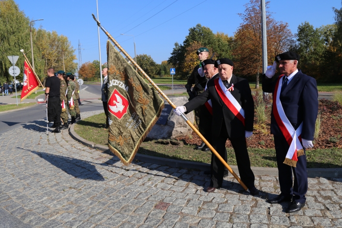 Uroczystośc otwarcia ronda Obrońców Birczy w Elblągu