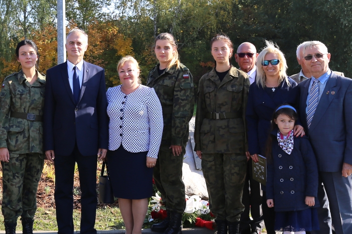 Uroczystośc otwarcia ronda Obrońców Birczy w Elblągu