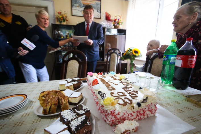 Urodziny na 102! Podwójny jubileusz u Państwa Wawrzykowskich 
