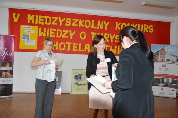 V Międzyszkolny Konkurs Wiedzy o Turystyce i Hotelarstwie w Elblągu