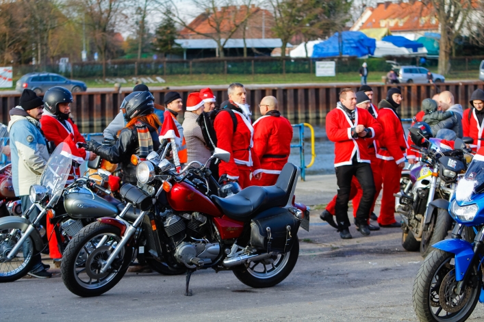 W Elblągu rządzą MotoMikołaje! Zobacz obszerną fotorelację