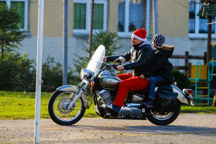 W Elblągu rządzą MotoMikołaje! Zobacz obszerną fotorelację