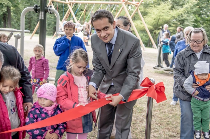 W Parku Modrzewie powstał kreatywny plac zabaw