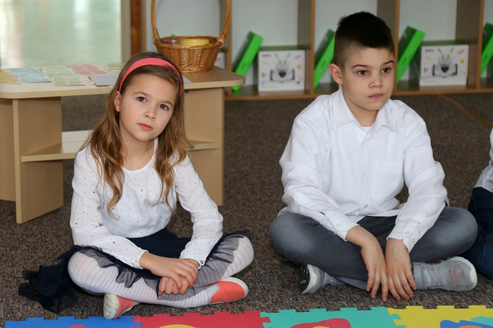 W SP nr 19 w Elblągu dzieci od najmłodszych lat z polskimi robotami za pan brat