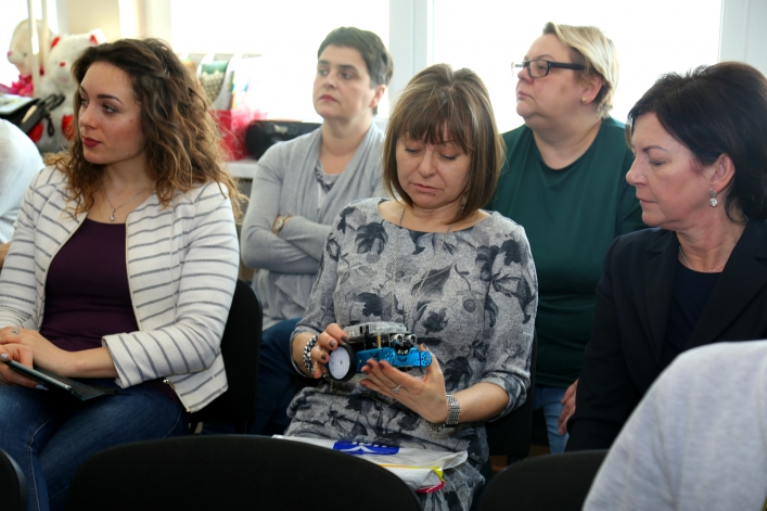 W SP nr 19 w Elblągu dzieci od najmłodszych lat z polskimi robotami za pan brat