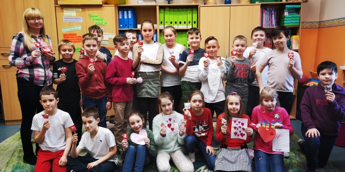 Walentynki w Szkole Podstawowej nr 21