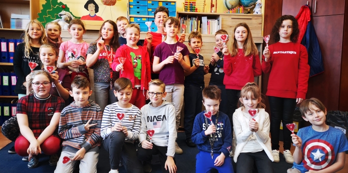 Walentynki w Szkole Podstawowej nr 21
