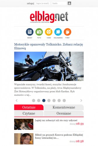Wersja mobilna elblag.net już jest. Teraz szybciej i łatwiej na urządzeniach przenośnych.