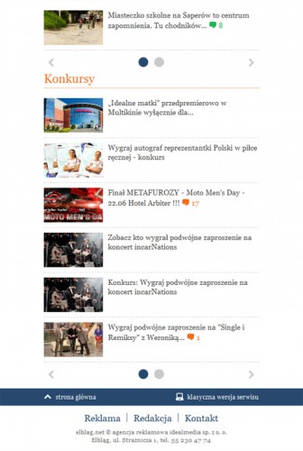 Wersja mobilna elblag.net już jest. Teraz szybciej i łatwiej na urządzeniach przenośnych.