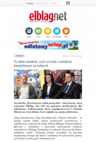 Wersja mobilna elblag.net już jest. Teraz szybciej i łatwiej na urządzeniach przenośnych.