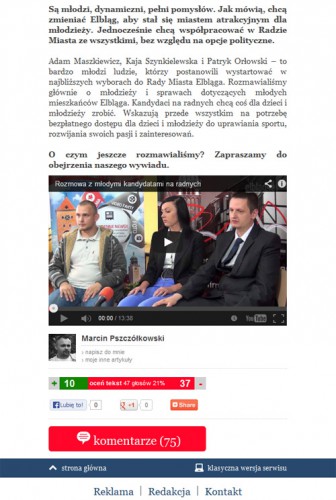 Wersja mobilna elblag.net już jest. Teraz szybciej i łatwiej na urządzeniach przenośnych.