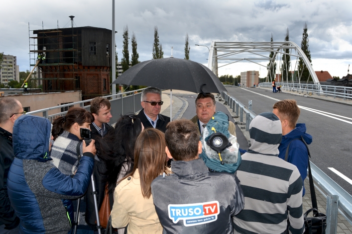 Wiadukt na Zatorze przechodzi próby obciążeniowe