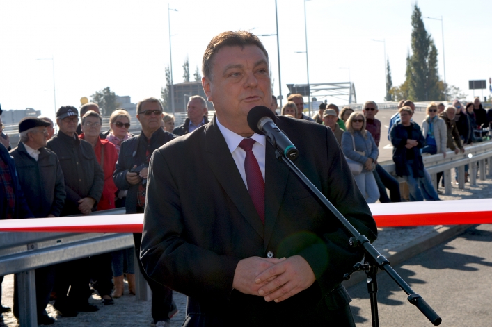 Oficjalne otwarcie wiaduktu na Zatorze