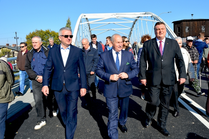 Oficjalne otwarcie wiaduktu na Zatorze