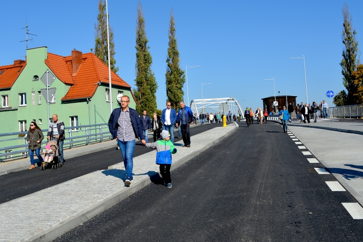 Oficjalne otwarcie wiaduktu na Zatorze