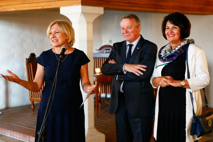 Wicemer Compiègne wręczył złoty medal prezydentowi Elbląga