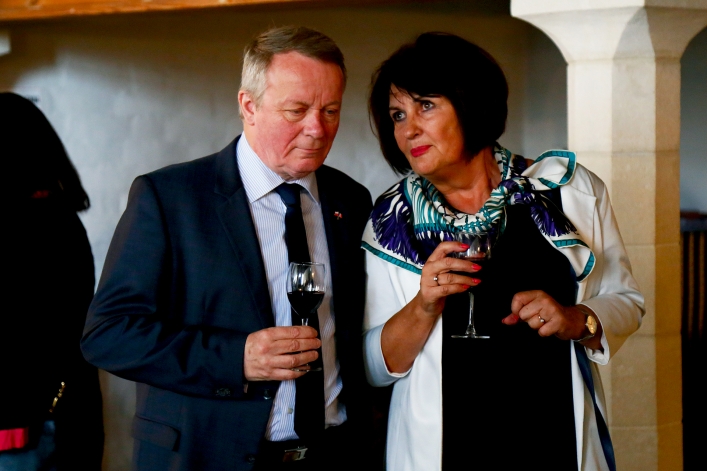 Wicemer Compiègne wręczył złoty medal prezydentowi Elbląga