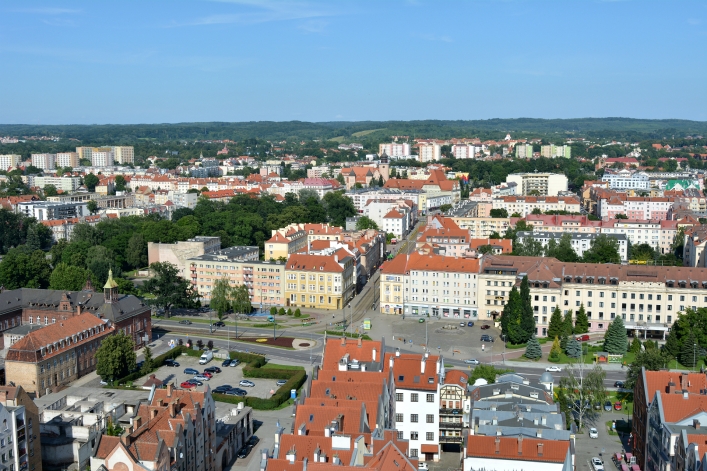 Widoki z katedralnej wieży - jedne z najpiękniejszych tego typu w Polsce