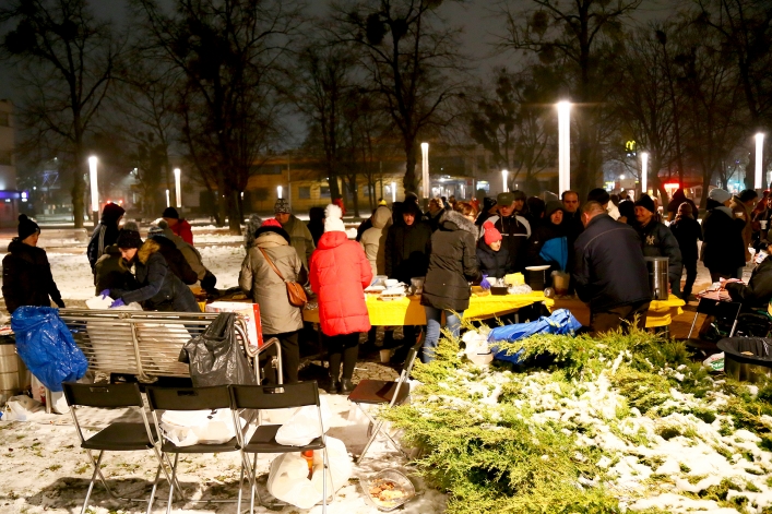 Wigilia dla bezdomnych w Elblągu (2018 r.)