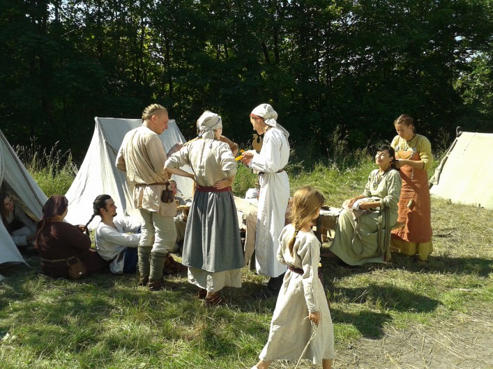 Wikingowie na Wyspie Spichrzów. Trwa festiwal średniowieczny