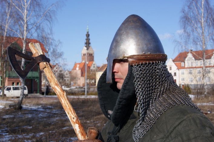 Wikingowie przeprowadzili trening bojowy na Wyspie Spichrzów (foto)
