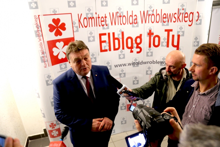 Witold Wróblewski wybrany ponownie prezydentem Elbląga