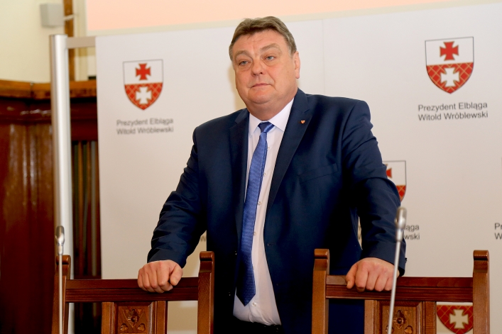 Witold Wróblewski zaprzysiężony na prezydenta Elbląga. „Działajmy razem, ponad podziałami”