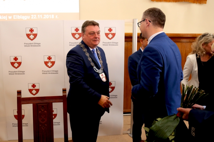 Witold Wróblewski zaprzysiężony na prezydenta Elbląga. „Działajmy razem, ponad podziałami”