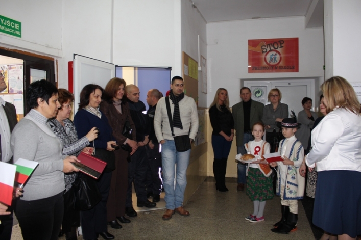 Wizyta delegacji bułgarskiej w Szkole Podstawowej nr 14 w Elblągu