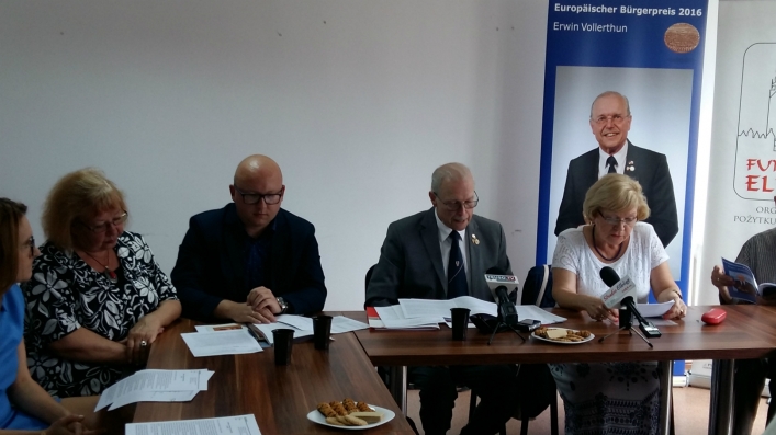 Wizyta Erwina Vollerthun w Fundacji Elbląg