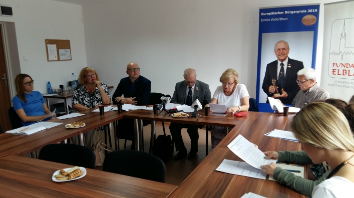 Wizyta Erwina Vollerthun w Fundacji Elbląg