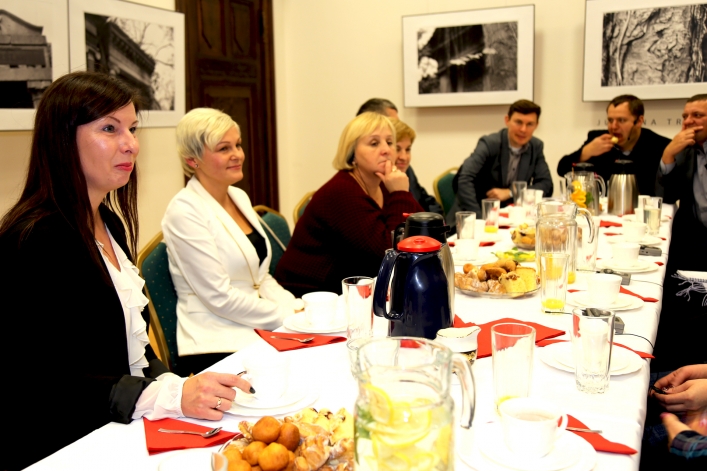 Wizyta gości z Ukrainy w Młodzieżowym Domu Kultury w Elblągu