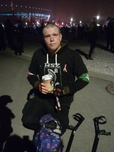 Wolontariusze z Elbląga w Straży Marszu Niepodległości w Warszawie (+ wideo)