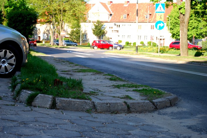 Wózkiem po Elblągu? Trudniej niż rowerem