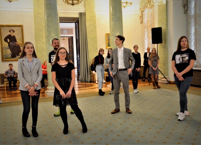 Wyjazd laureatów konkursów pod patronatem Prezydenta RP